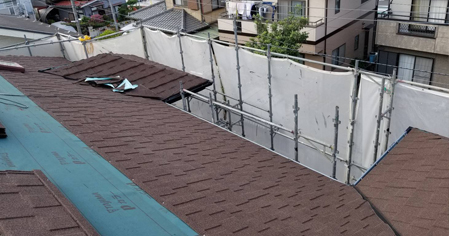 千葉県・屋根の修理サポート！・屋根カバールーフ